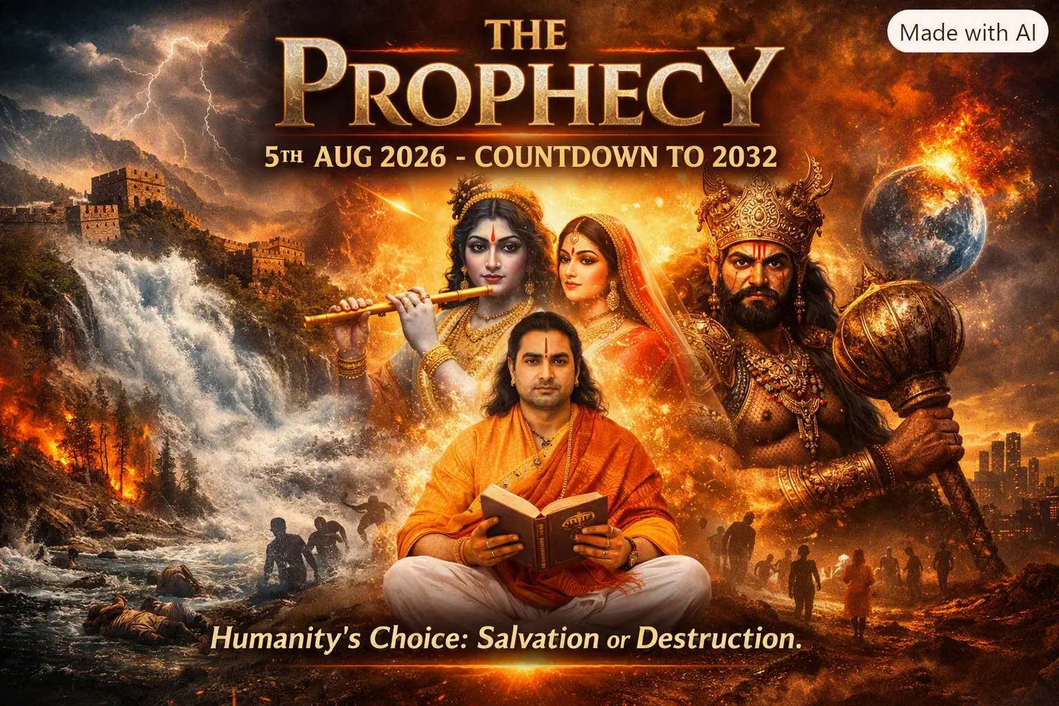 The Prophecy of 5th Aug 2026 | 26th Aug 2026 Marks The Countdown to 2032…Human Race on Verge of Extinction!?